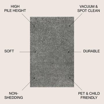 Mercer Shag Plush Area Rug